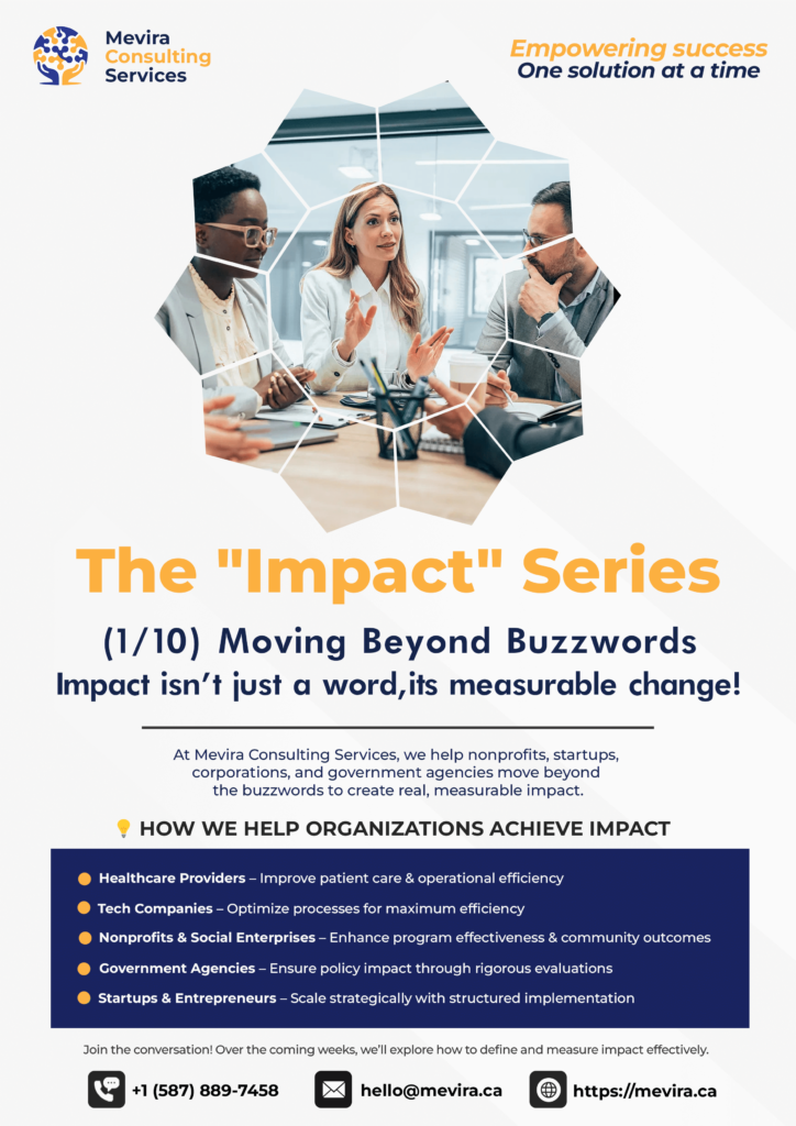 Mevira Consulting Services Impact Series - 1